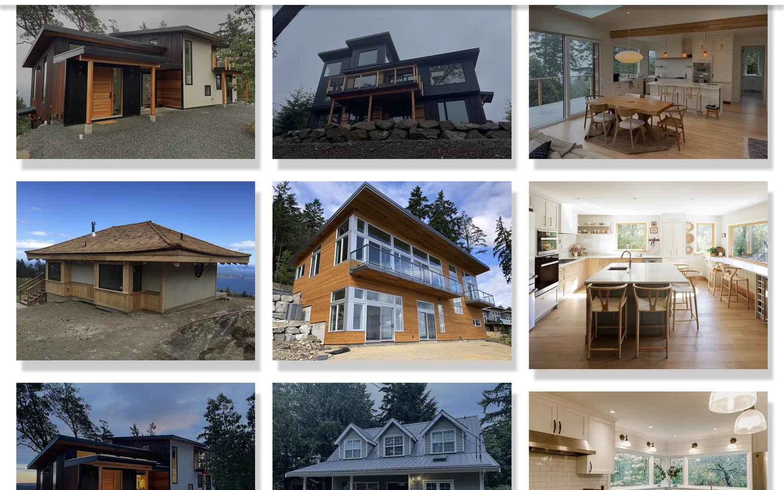 Nicol Construction project portfolio grid